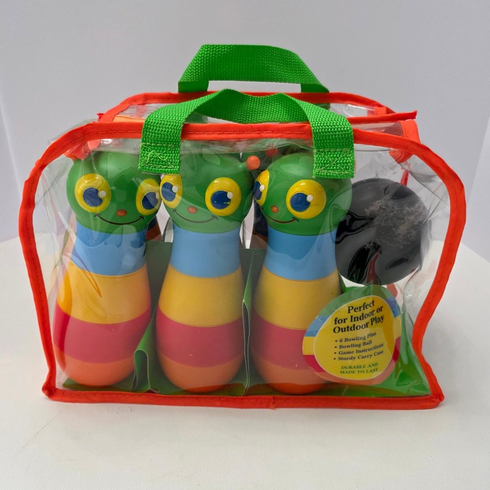 Melissa & Doug Giddy Buggy Bowling Pins Set Multicolor Kids Indoor Outdoor